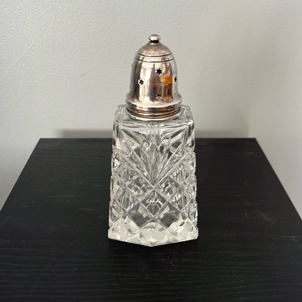 Vintage Crystal Sugar Shaker